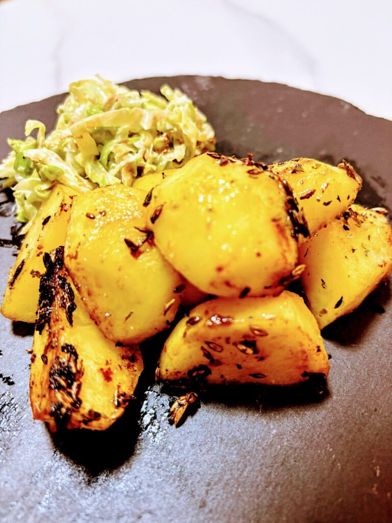 じゃがいものスパイス炒め完成写真