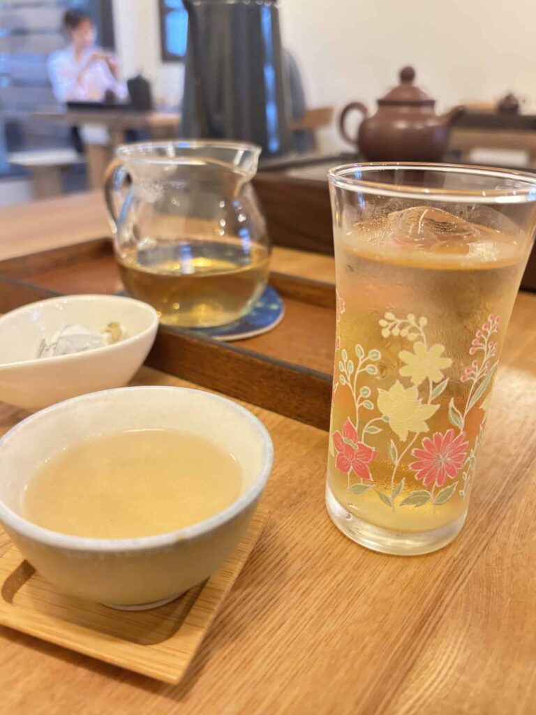 目白「一期一会」のお茶の写真。