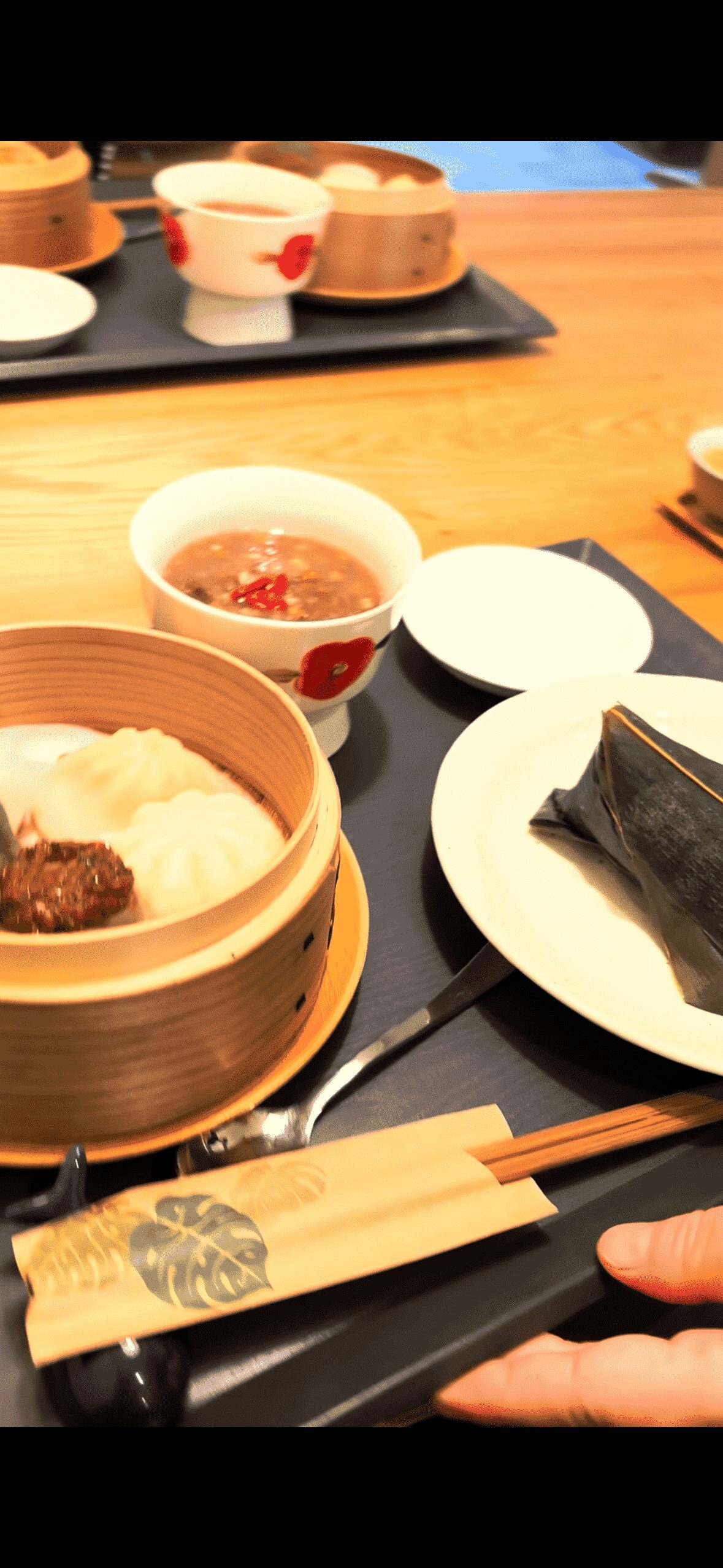 中国茶房【一期一会】のブランチセットの写真。