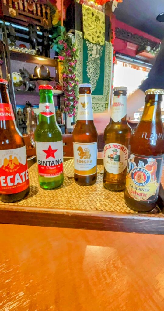 草加駅近く、エナルワンのビールの写真。