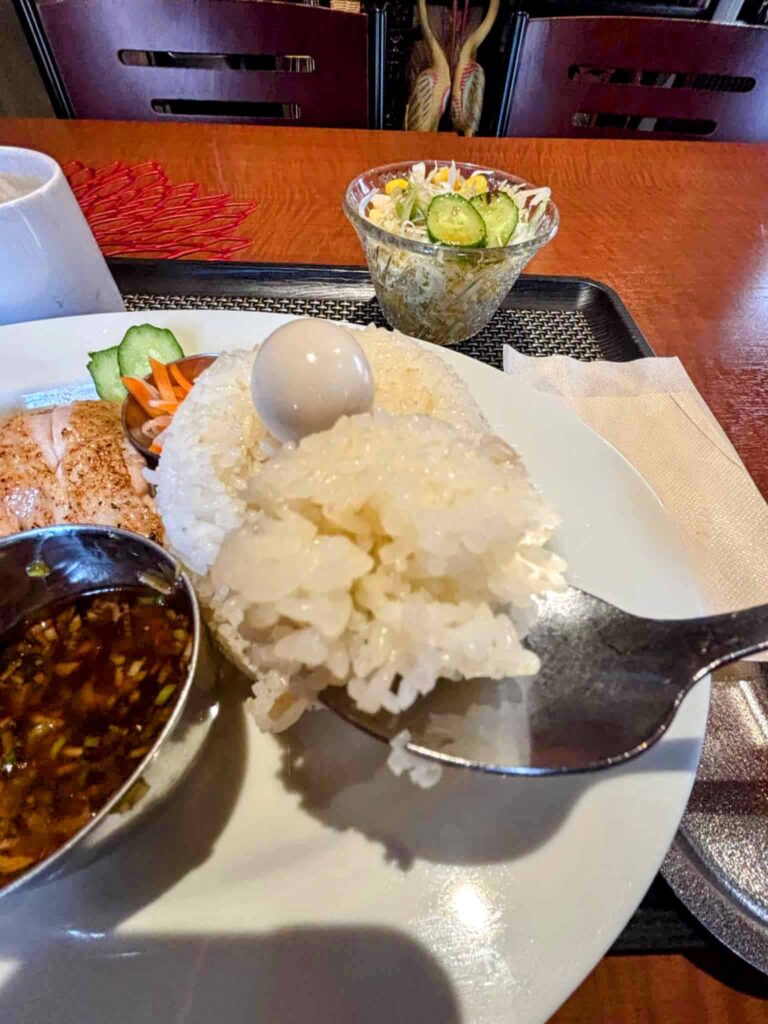 草加駅近く、エナルワンのごはんの写真。